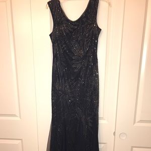 Adrianna Papell beaded gown