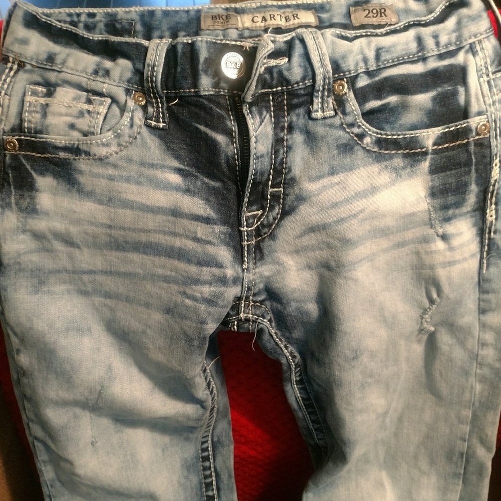 Men's Buckle Jeans