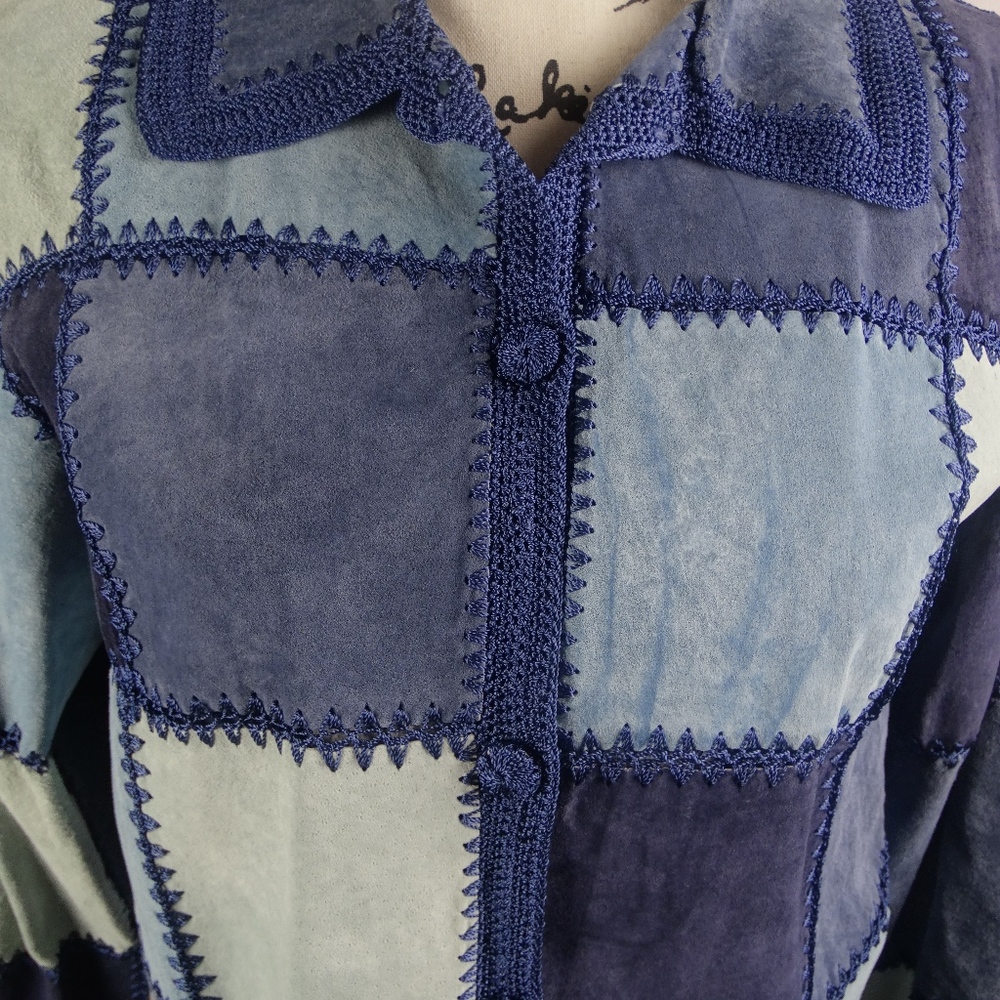 Beautiful Leather Blouse/Shirt