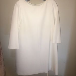 Alice+Olivia Off white shift dress