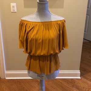 Off the shoulder blouse