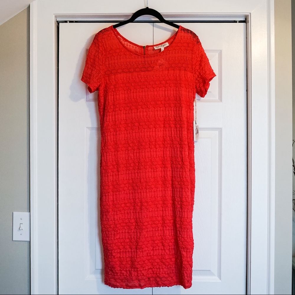 NWT Jessica Simpson coral maternity dress medium