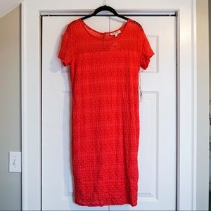 NWT Jessica Simpson coral maternity dress medium