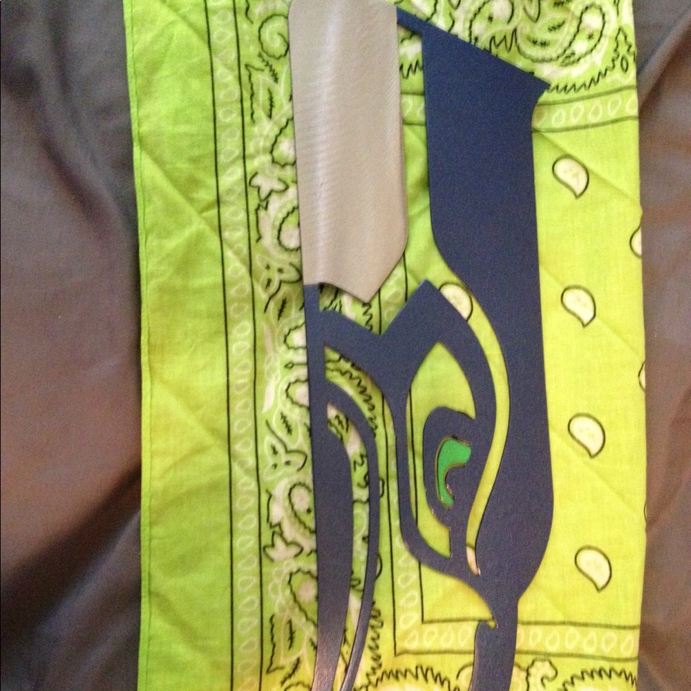 Seattle Seahawks metal art logo