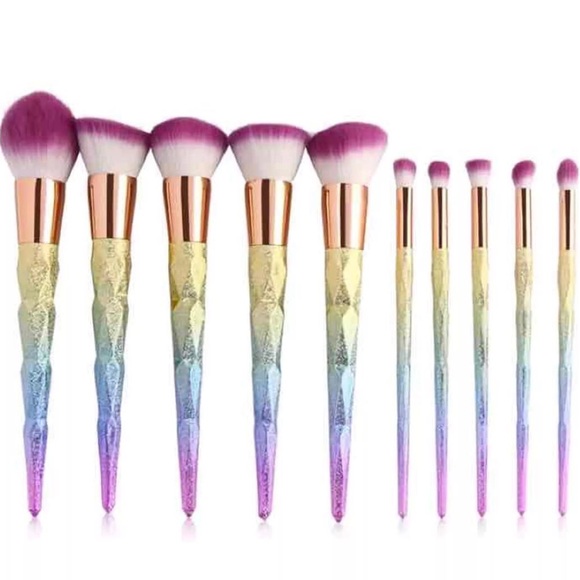 New  10pcs Beauty High Quality Makeup Brushes - Picture 5 of 7