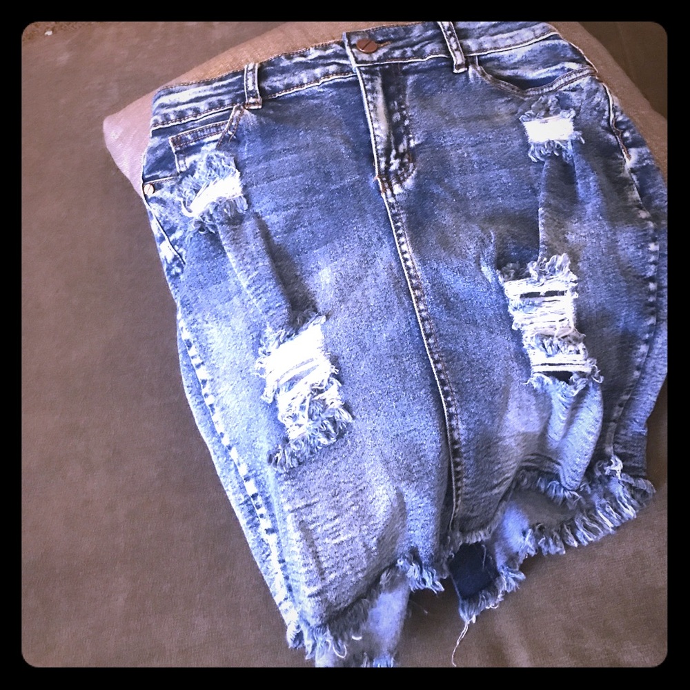 Denim skirt