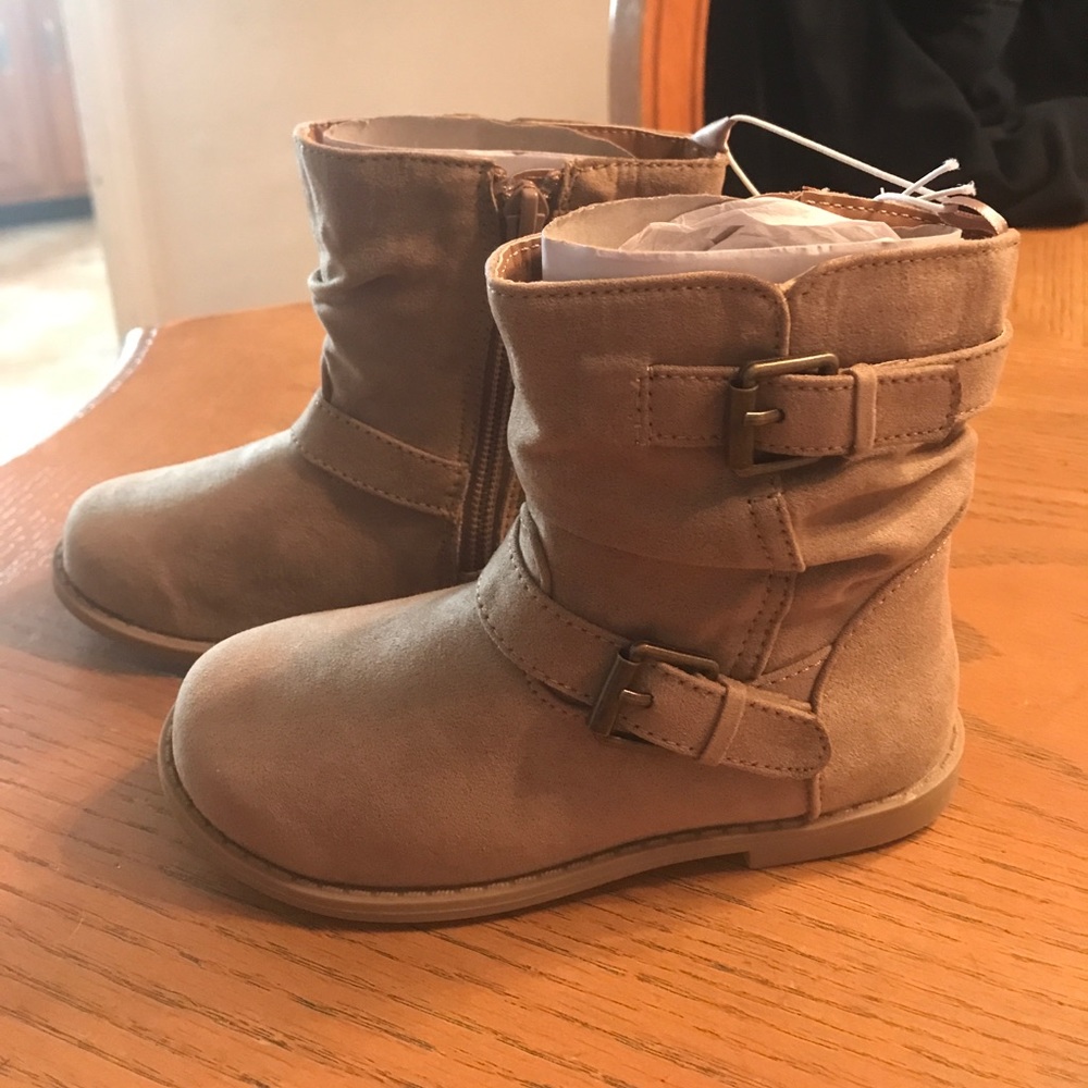 Old Navy suede moto boots