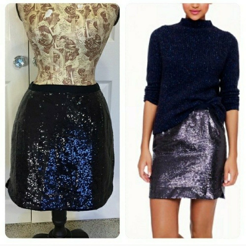 J crew sequin mini