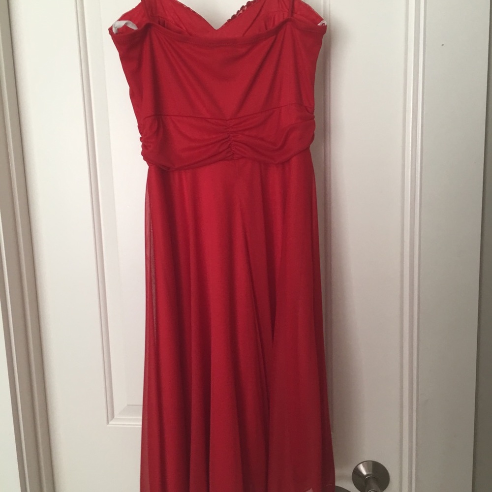 Red dress