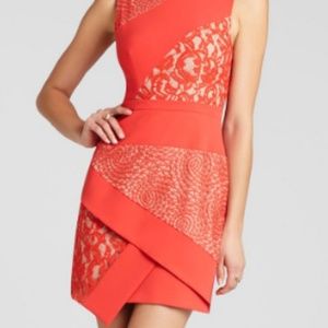 BCBG MAXAZRIA Red/Orange Dress Like NEW!!