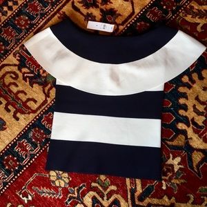 Ann Taylor off the shoulder dress shirt.