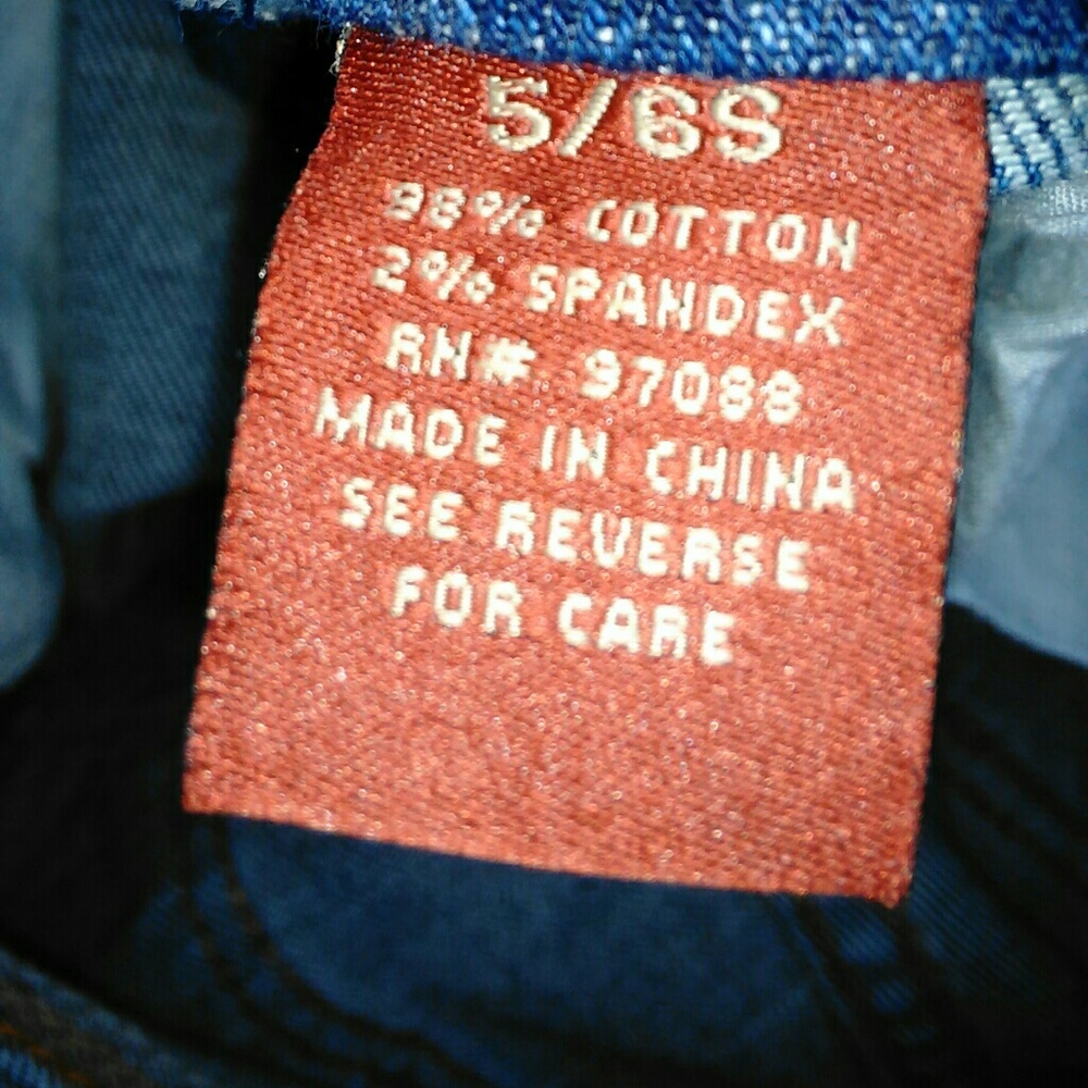 Delias Morgan Skinny Dark Wash Jeans Size 5/6 - Picture 7 of 8