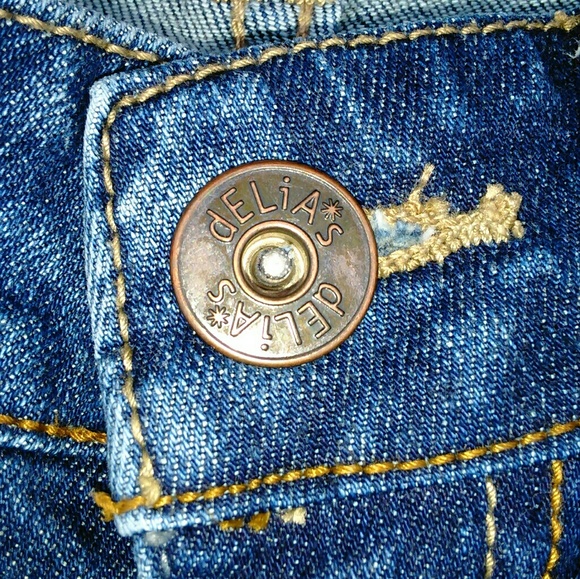 Delias Morgan Skinny Dark Wash Jeans Size 5/6 - Picture 5 of 8