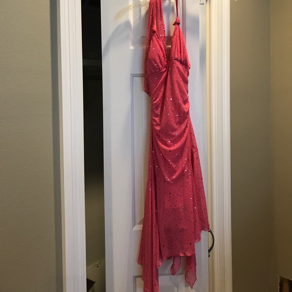 Hot Pink Mid Length Dress Size Small