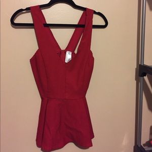 NWOT Peplum Top