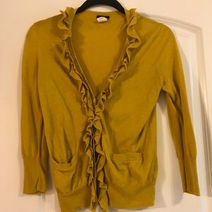 J crew mustard yellow cardigan! 💛