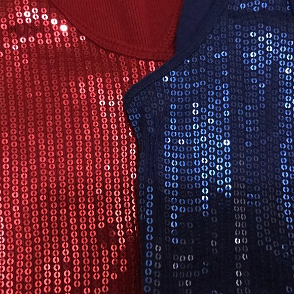 ✅Express - Bundle Of 4 Sequence Tank Tops! - Picture 6 of 7