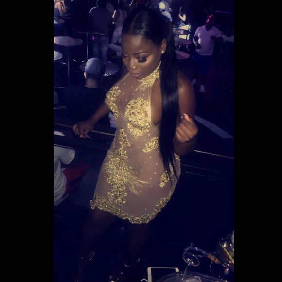 Dresses & Skirts - Gold Sequin Dress