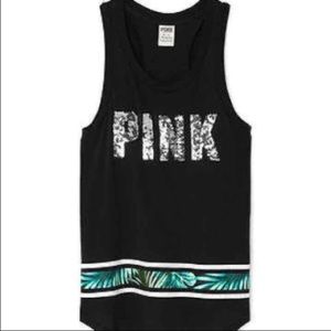 VS PINK fern bling tank top NWT (S)