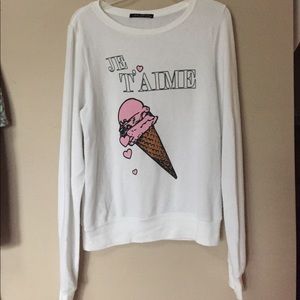 FINAL PRICE Wildfox Je T’aime sweater