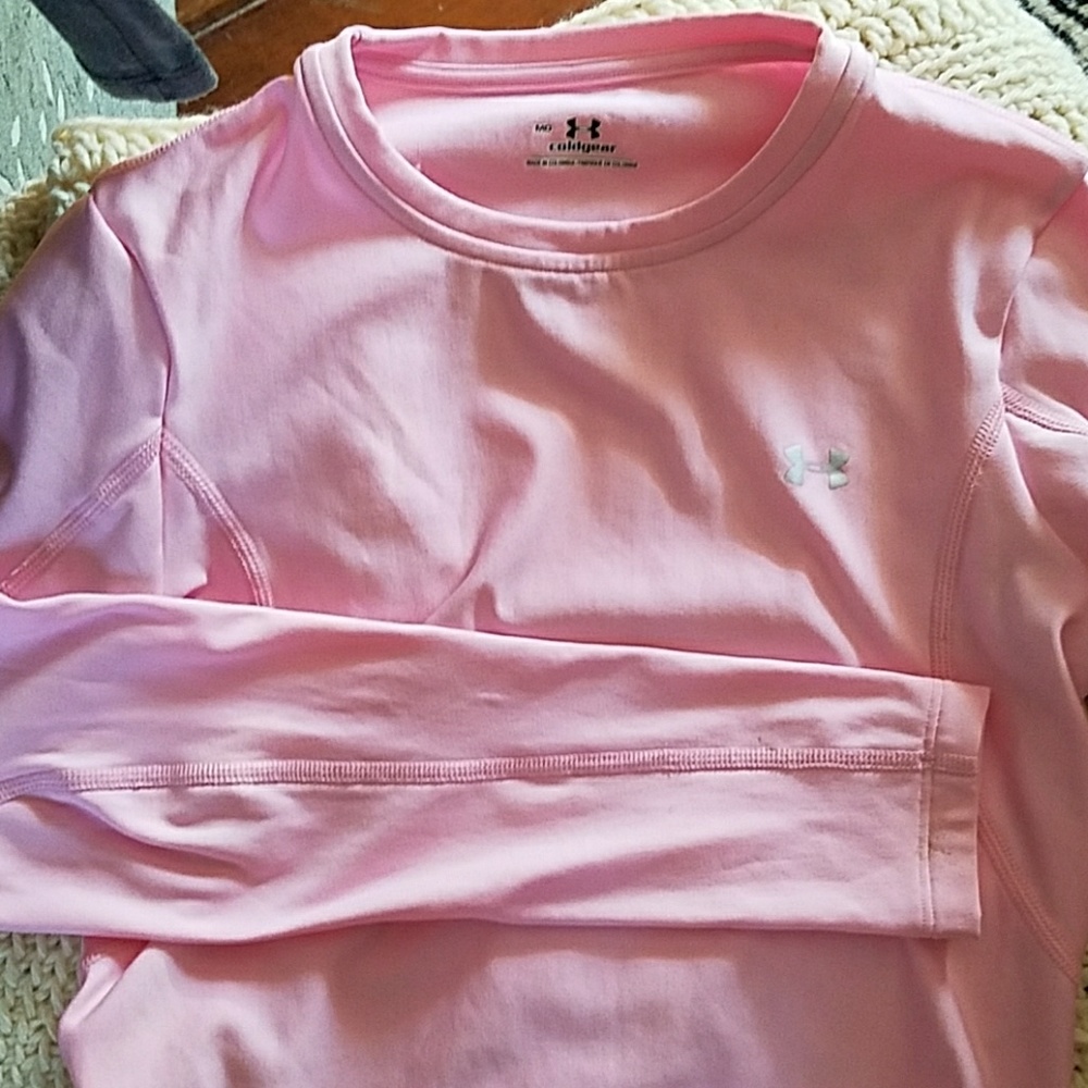 Pink under armor top