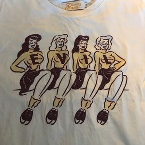 ❤️FLAMING MAMIE “EVIL” tee.WORN ONCE