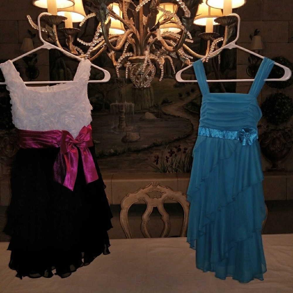 Girl's/Teen Size 10 / $21 Blk &Wht/$16.Blue
