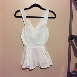NWOT Peplum Top
