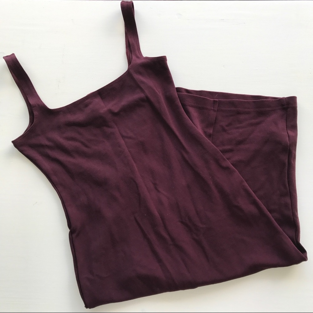 AA maroon midi bodycon