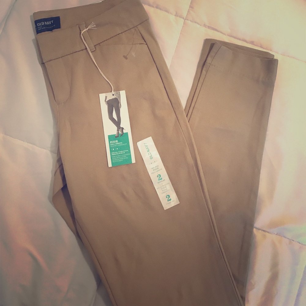 Old Navy Mid-Rise Pixie full length skinny sz 2