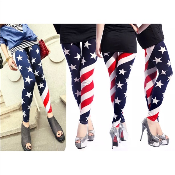 Pants - Stars & stripes leggings new in bag one size