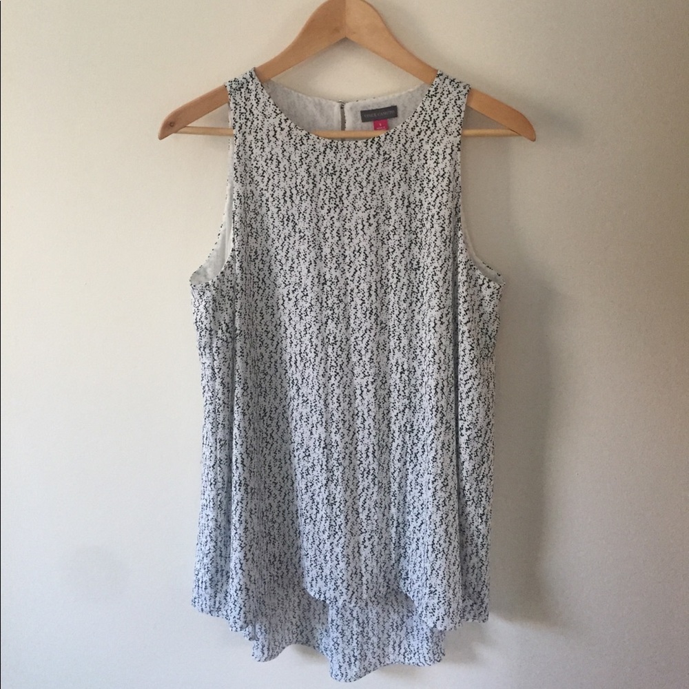 Vince Camuto speckled tank/tunic