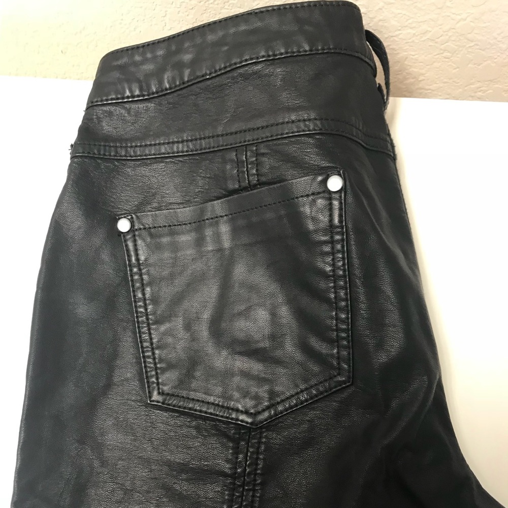 Free People faux leather pants