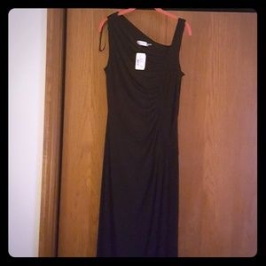 Calvin Klein Black Jersey evening dress