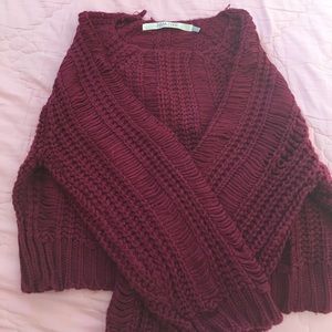 LF magenta sweater. One size.