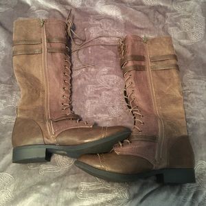 Tall Lace up Boots