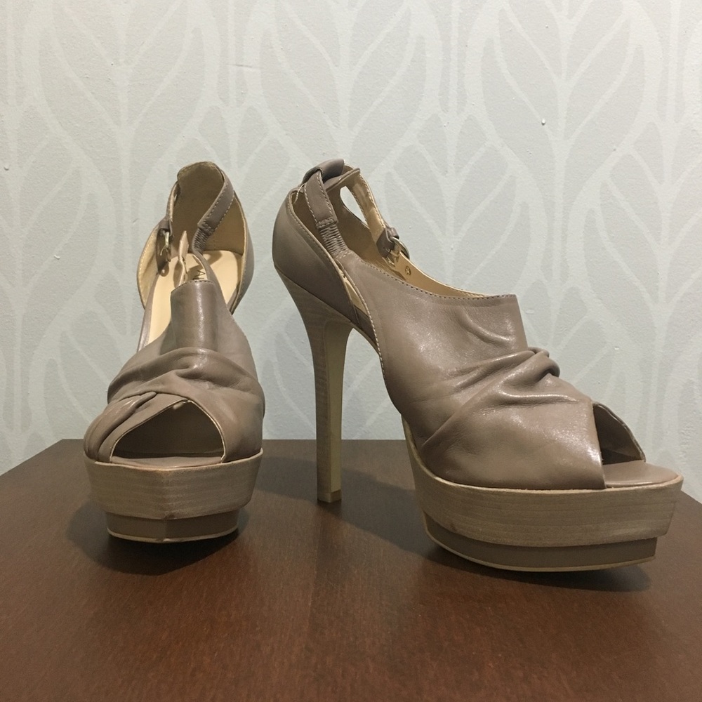 Aldo Farivour Platform Open Toe Heels