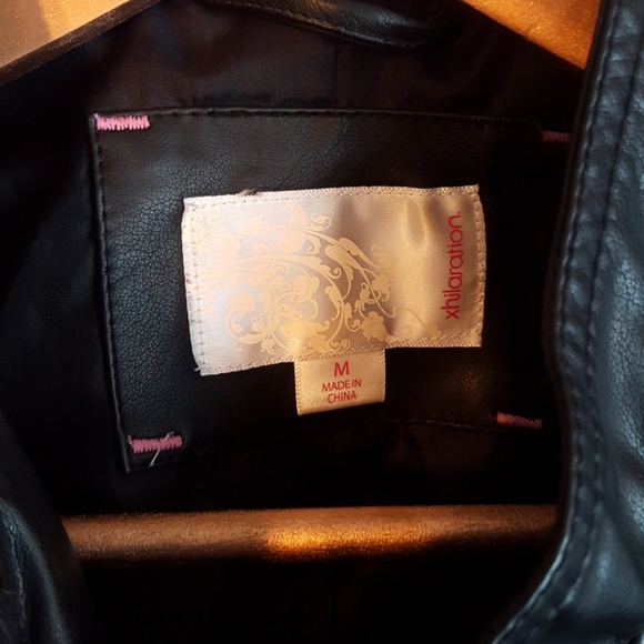 Faux leather biker jacket - Picture 4 of 4