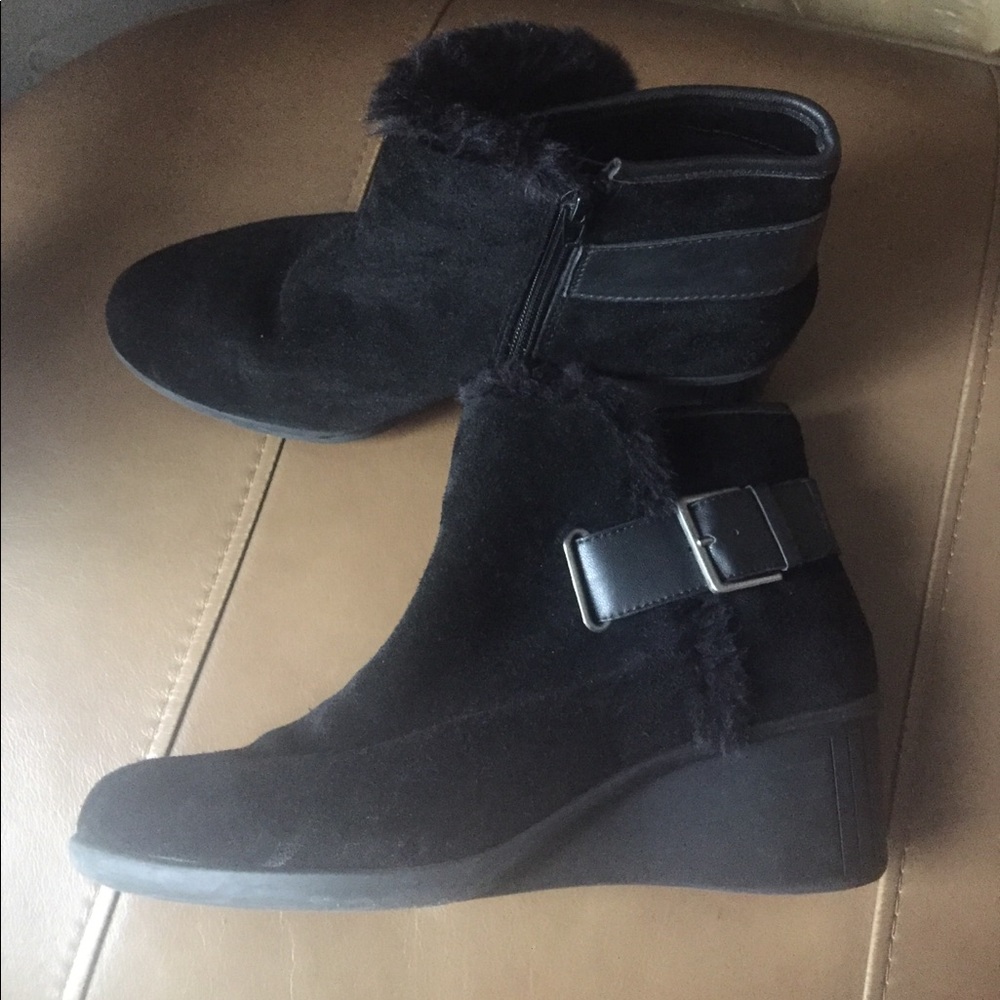Ankle boots leather upper