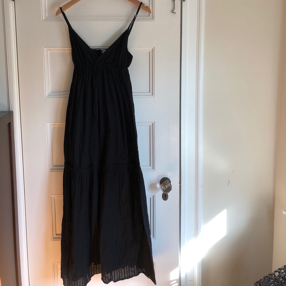 Black summer Maxi Dress
