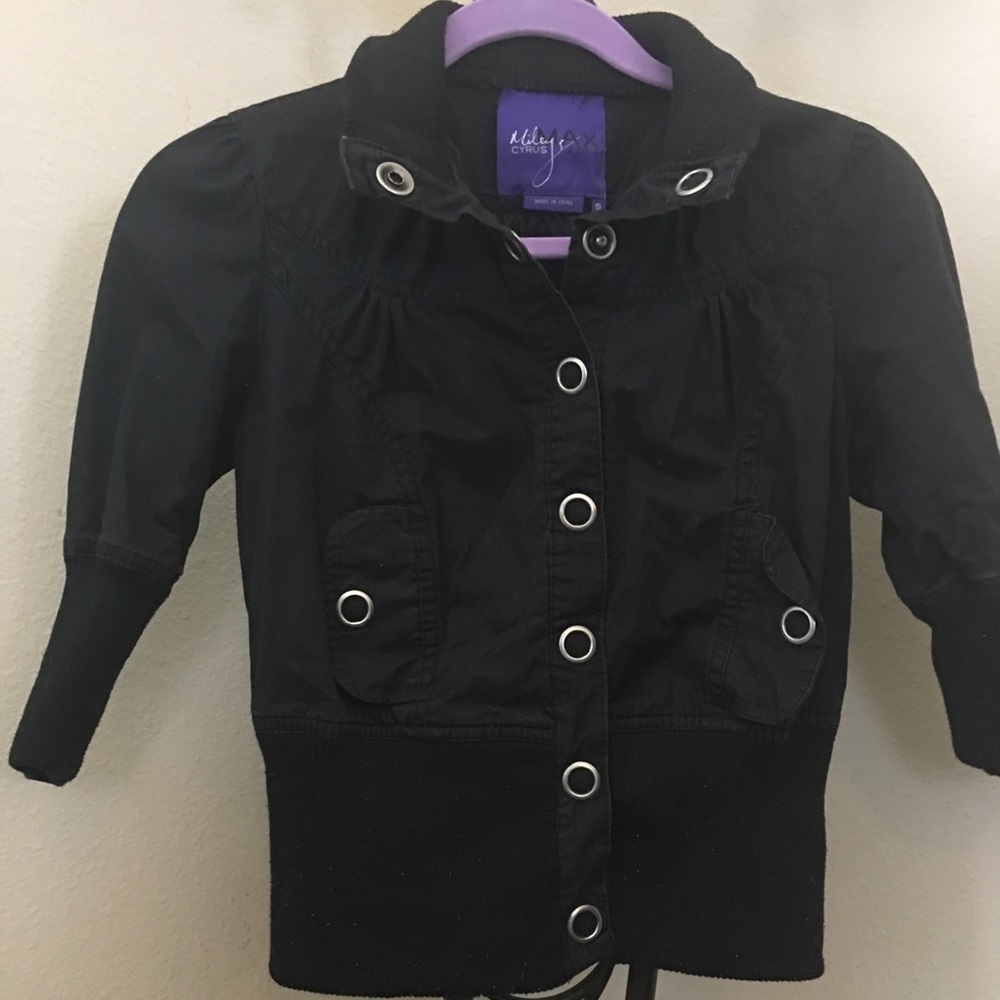 Black Miley Cyrus Jacket