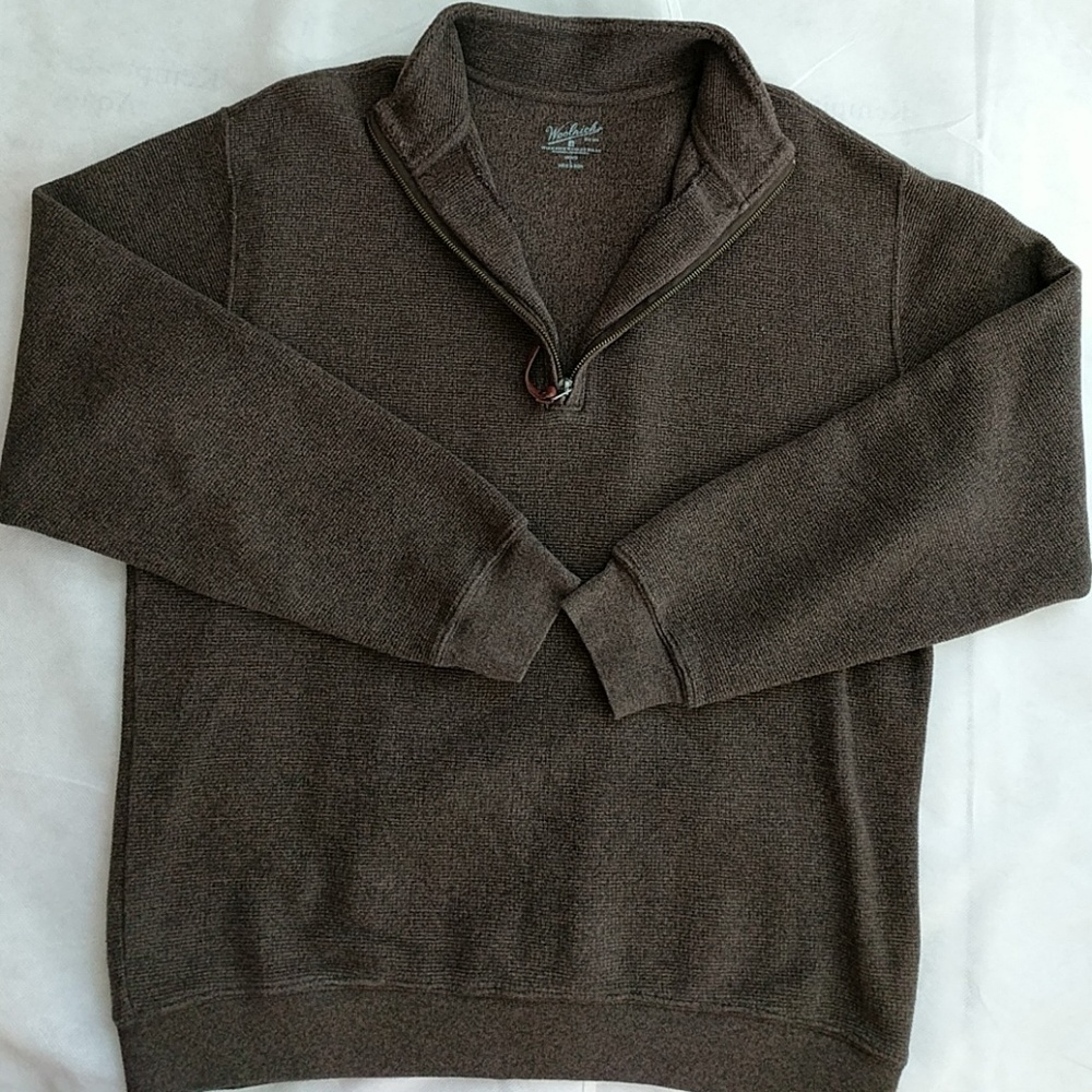 SALE!Lrg brown Woolrich Men's %100 cotton sweater