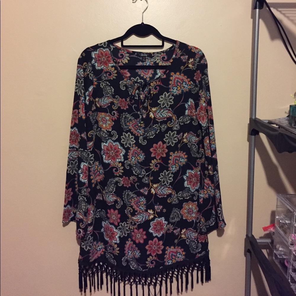 Boho Chic Patterned Dress