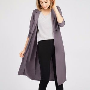 Kensie Crepe Trench