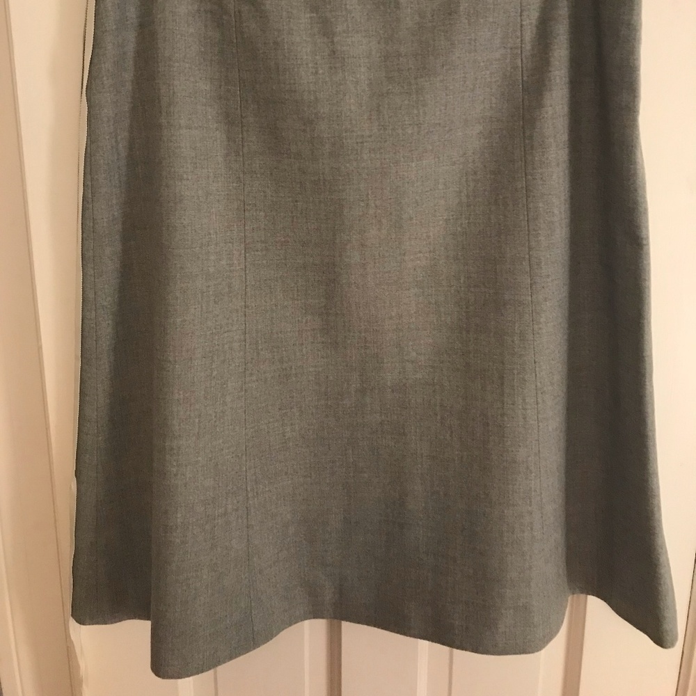 J. Crew Grey Wool Skirt