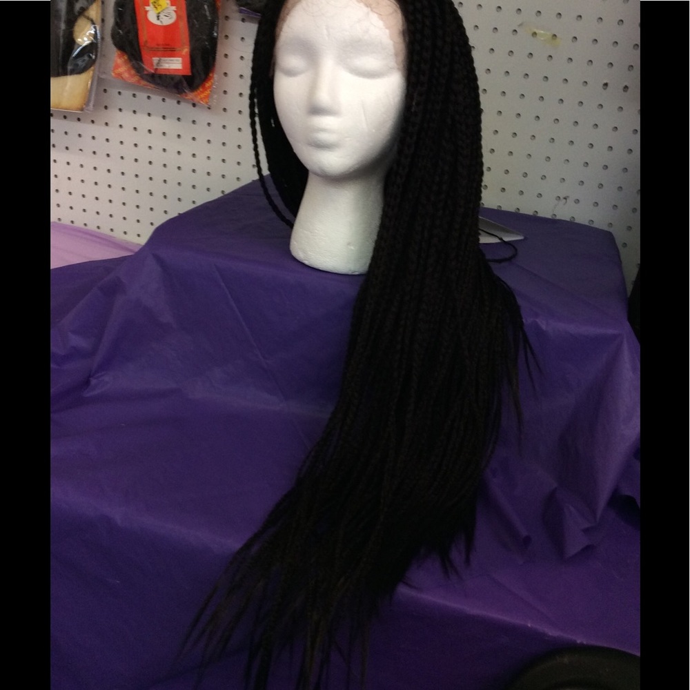 New Box Braids Lace Front Wig. Color 4. LAST ONE!