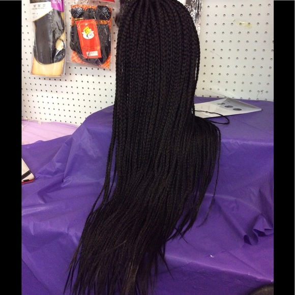 New Box Braids Lace Front Wig. Color 4. LAST ONE! main image 6