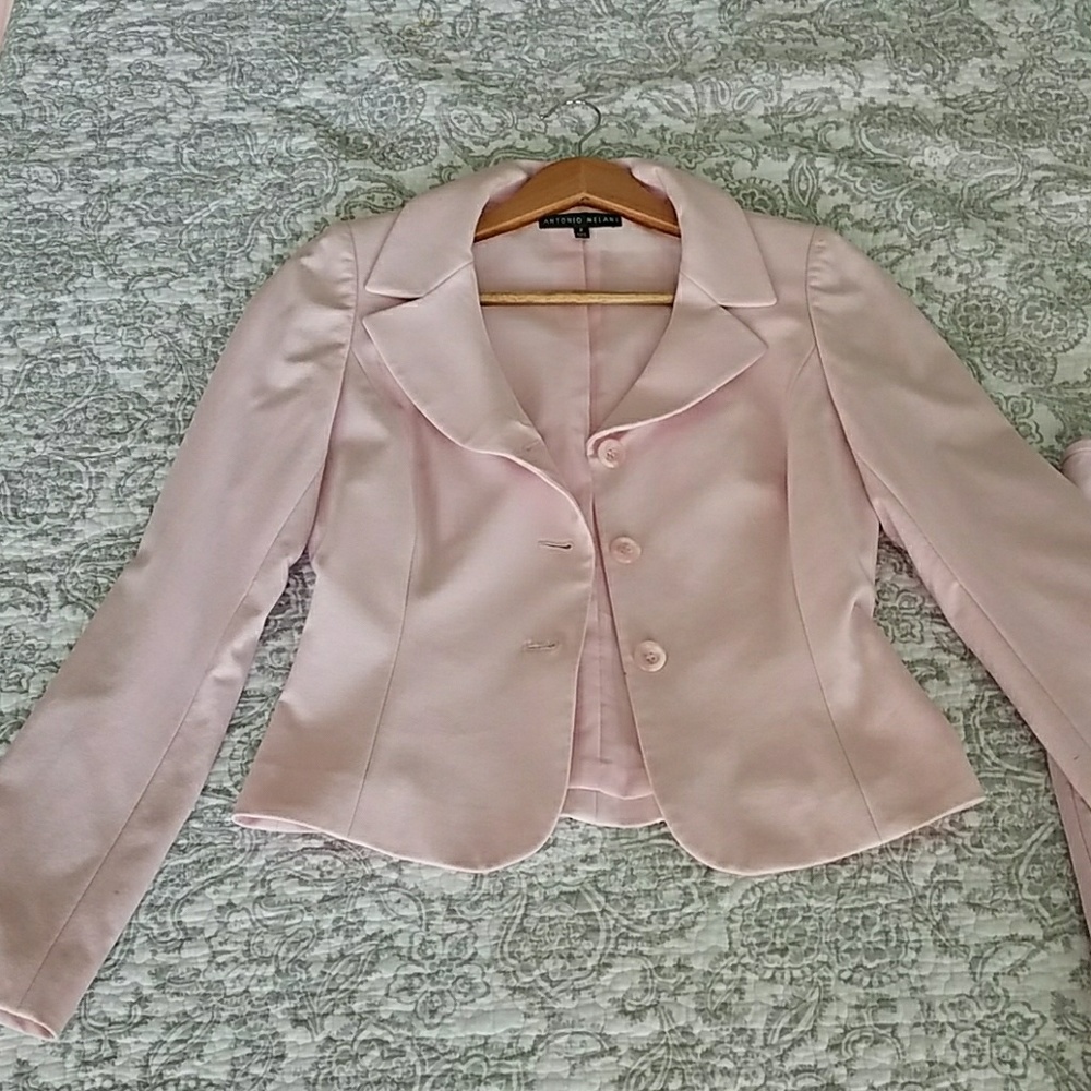 Antonio Melani Pink Skirt Suit