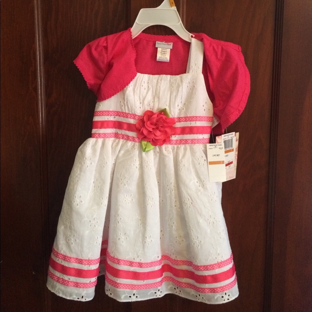 Sweet Heart Rose toddler Easter dress 3t