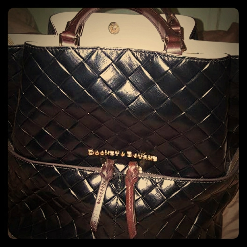 Dooney and Bourke large woven handbag